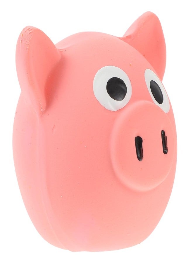 SUPVOX Latex Pig Head Squeaky Dog Toy for Small and Medium Dogs - Interactive Chew Toy for Puppies to Relieve Stress and Prevent Furniture Damage - Image 1