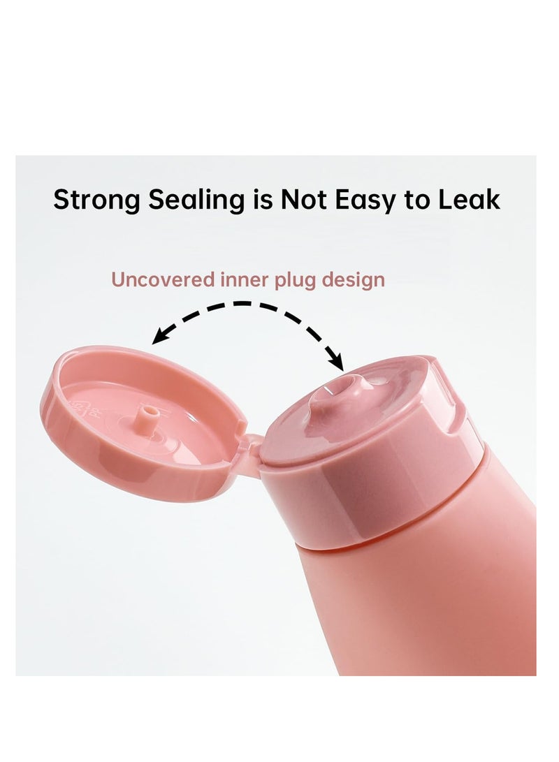 ECVV 3 Pack Portable Travel Bottles for Toiletries, Leakproof Refillable Liquid Containers for Shampoo, Body Lotion, Hair Conditioner, 60ml/2.02oz - Image 4