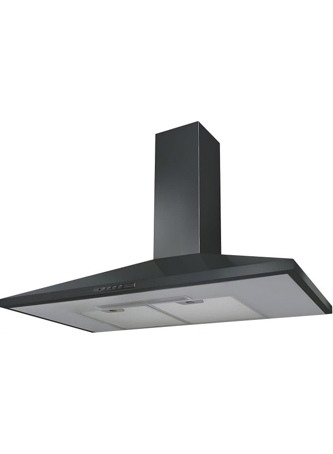 فابر Kitchen Cooker Hood, 90 cm Wall-Mount, 380 m³/h Suction Power, 3-Speed , LED Lighting, Black Stainless Steel, VALUE PB BK A90 ( Made in Italy ) Wall Fixed 145 W 320.0557.544 Steel - Black - Image 3