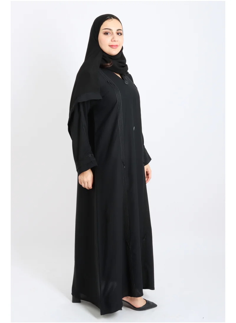 IKKXA Elegance Piping Modern Abaya AIK5026
