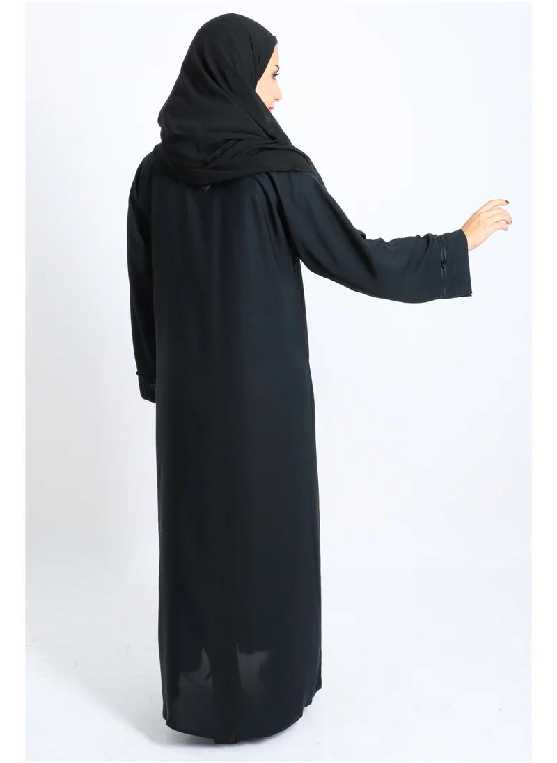 IKKXA Elegance Piping Modern Abaya AIK5026