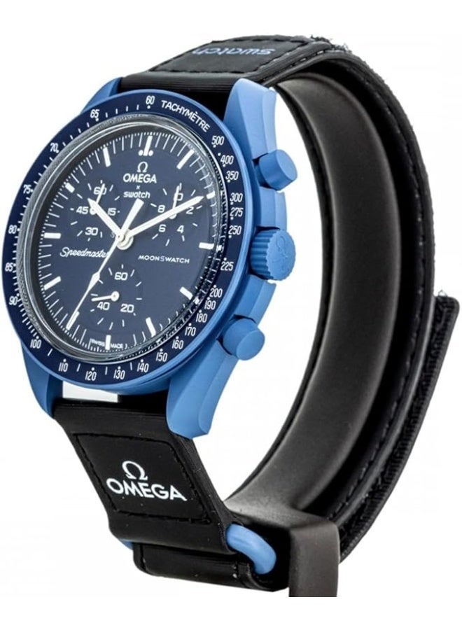 Swatch مون سواتش بيوسيراميك مهمة إلى نبتون SO33N100 - 42 مم - أزرق - Image 2