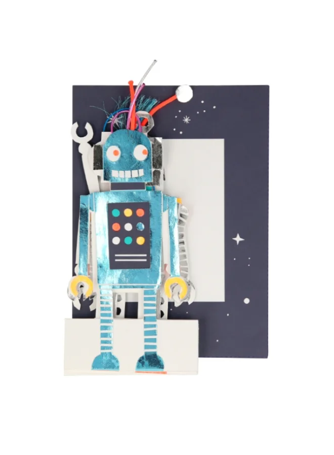 Meri Meri Robot Concertina Card
