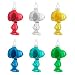 Hallmark Keepsake Christmas Ornaments 2023 The Peanuts Gang Snoopy Glass Ornament Set of 6 Gifts for Peanuts Fans - Image 3