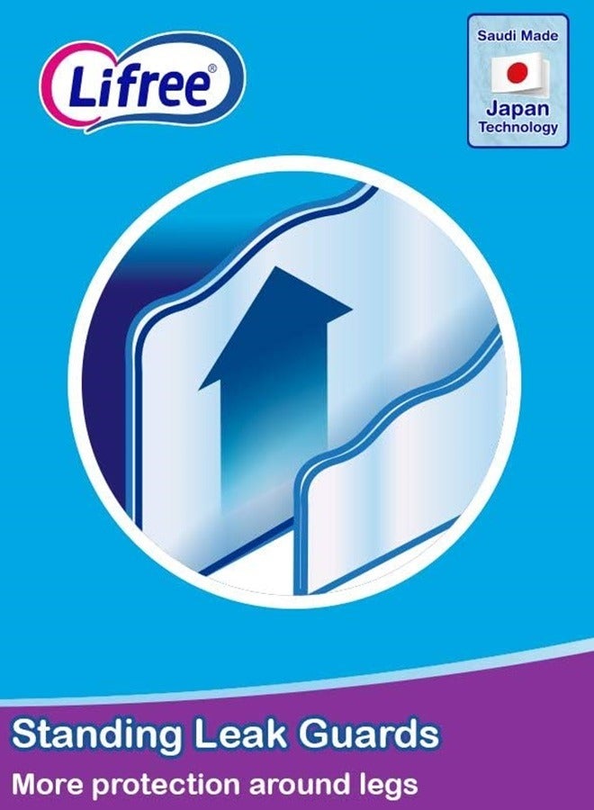 Lifree Slim Culotte Adult Diaper Pants High Absorbency Capacity Up to 3 Cup Megabox 56 Pieces (XL Size)