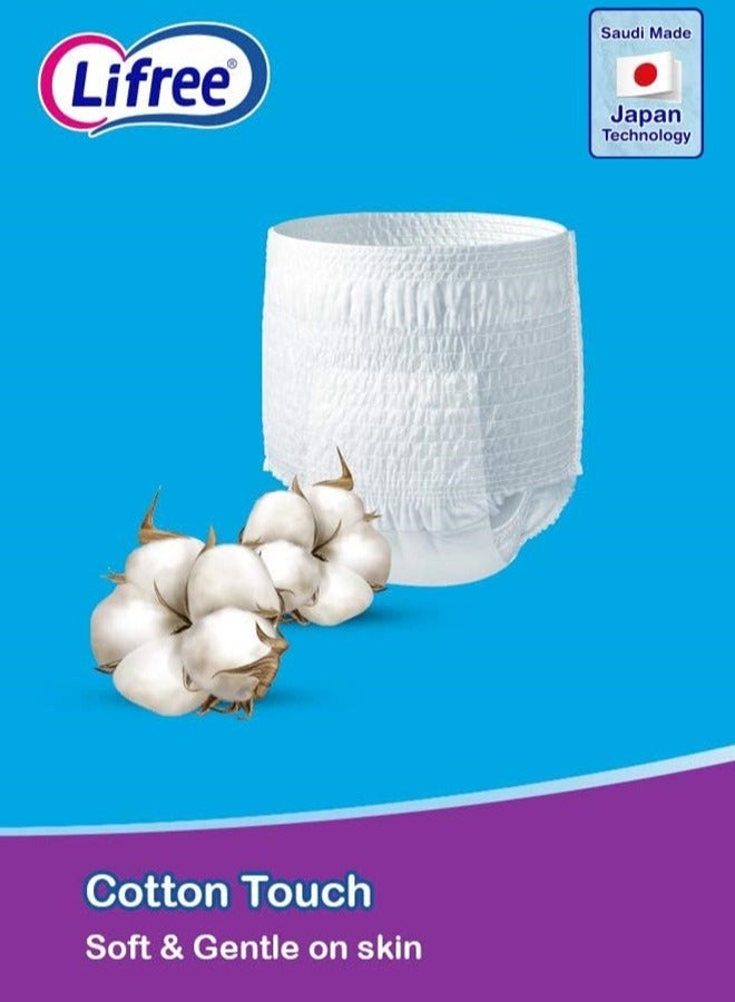 Lifree Slim Culotte Adult Diaper Pants High Absorbency Capacity Up to 3 Cup Megabox 56 Pieces (XL Size)