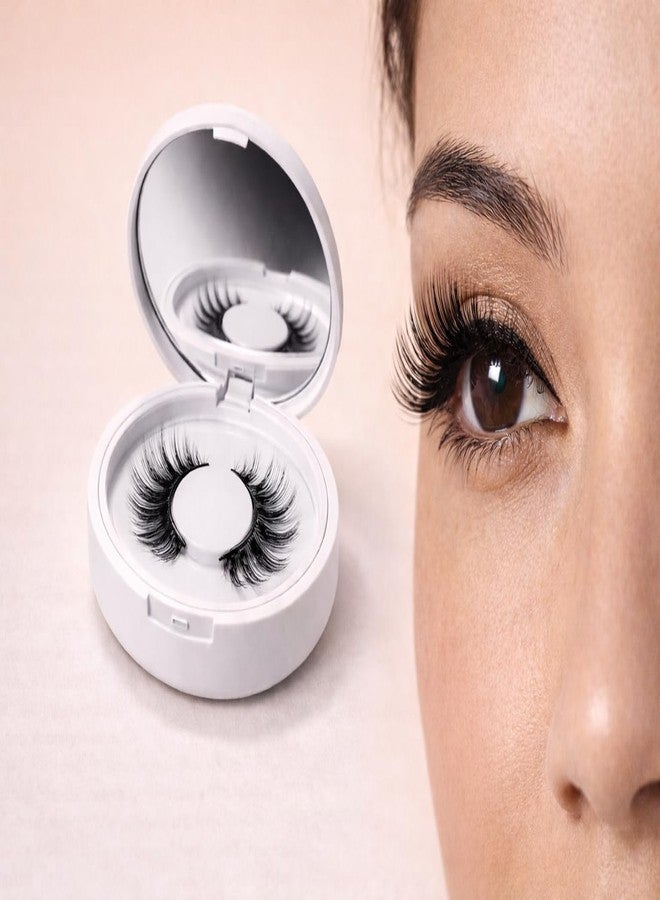 HOYEHOLA Korean Style Magnetic Eyelashes No Glue | Natural Looking Reusable False Lashes with Applicator | Lightweight Magnetic Lashes for Daily & Party Makeup - Image 3