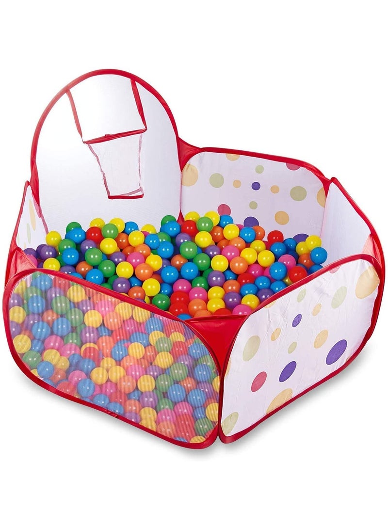 Play Tent Cartoon Ball Pit Pool Outdoor Indoor Sport Educational Toy With Basket - Image 4
