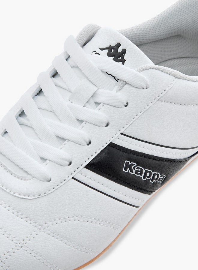 Kappa Women's Logo Detail Lace-Up Sports Shoes  - Image 4