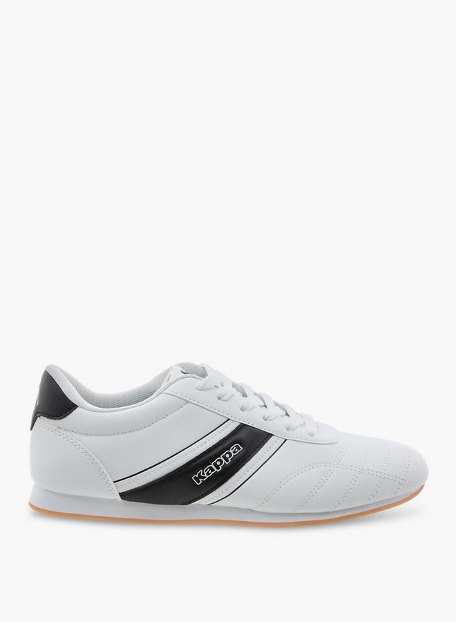 Kappa Women's Logo Detail Lace-Up Sports Shoes  - Image 3