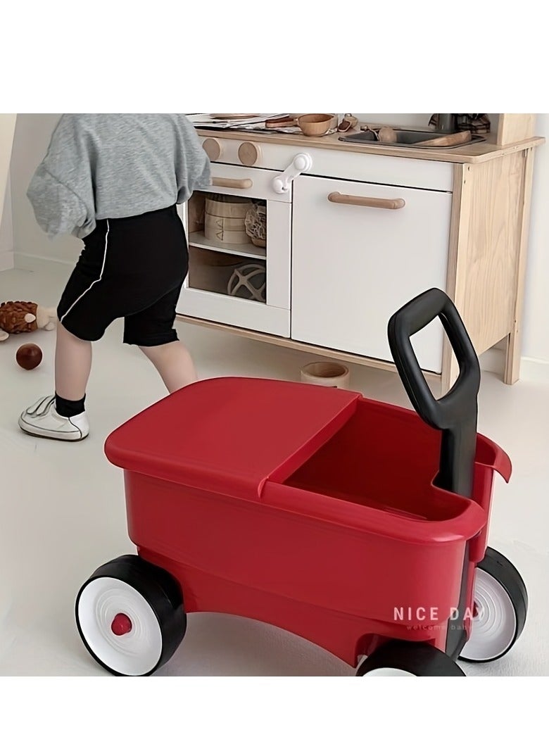 Generic Children's four-in-one small pull cart baby can sit and ride four-wheel scooter 1 to 6 years old children's yo-yo car baby stroller  - Image 4