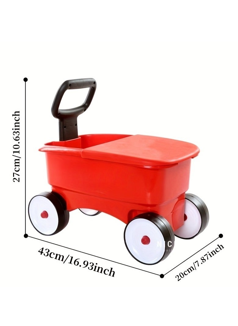 Generic Children's four-in-one small pull cart baby can sit and ride four-wheel scooter 1 to 6 years old children's yo-yo car baby stroller  - Image 5