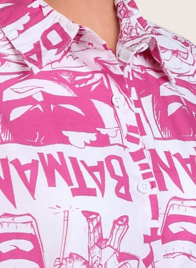 Freehand  Women Relaxed Fit Character Round Neck Long Sleeve Shirt  | Best Price UAE