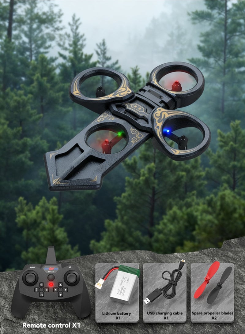 【مركبة طائرة بالسيف الطائر】 طيران بهلواني يتم التحكم فيه عن بعد، طائرة مقاتلة لعبة، تصميم سيف طائر مقاوم للكسر، طائرة بدون طيار يتم التحكم فيها عن بعد ومثبتة على السيف، لعبة تستشعر الإيماءات، هدية عيد ميلاد للأطفال والفتيان. - Image 1