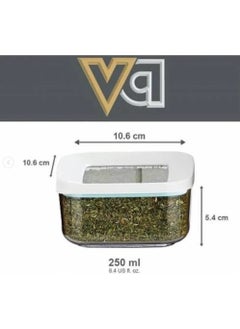 vip ahmet Supply Jars Spice Holder 250 ml x 3 Pieces  - Image 2