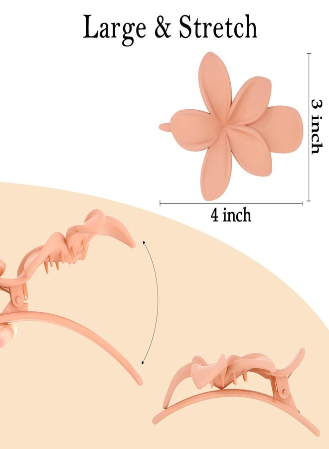 Amariver Flower Hair Clips for Women Flat Hair Clips Large Flower HairClaws Cute Hair Accessories for Women Girls - Image 3