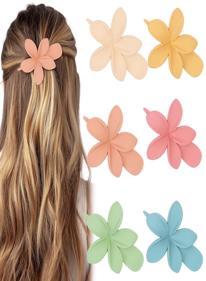 Amariver Flower Hair Clips for Women Flat Hair Clips Large Flower HairClaws Cute Hair Accessories for Women Girls - Image 1