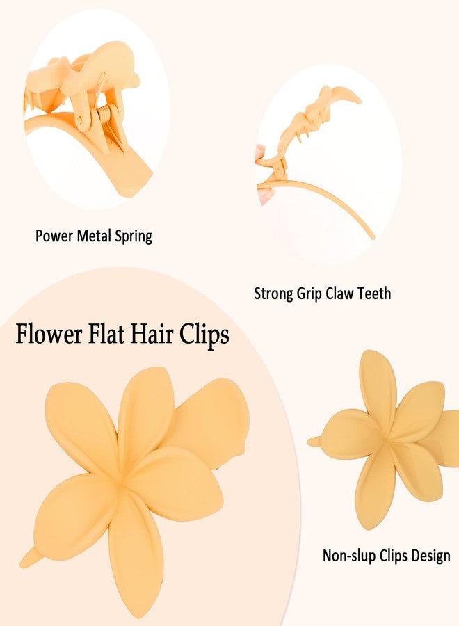 Amariver Flower Hair Clips for Women Flat Hair Clips Large Flower HairClaws Cute Hair Accessories for Women Girls - Image 2