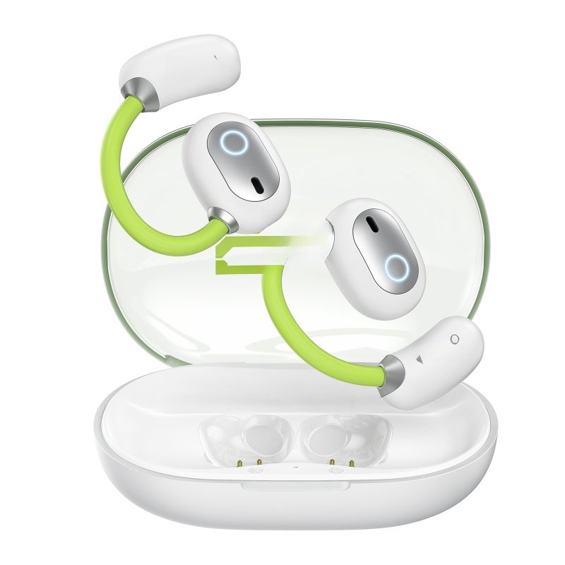 True Wireless Bluetooth Headset: BT5.4 Fast Stable Connection, Bass Enhancement Immersive Sound, Fully Open Breathable Design - Directional Sound Leakage Reduction, Ergonomic Secure Fit, Lightweight T - Image 1
