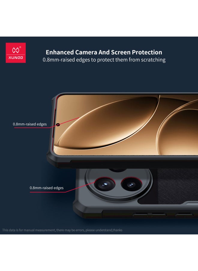حافظة هاتف محمول Xundi Poco F7Pro Airbag لهاتف Xiaomi حافظة هاتف محمول F7 حافظة حماية فائقة - اللون: نمط ليزر أسود - الموديلات القابلة للتطبيق: Poco F7 Ultra