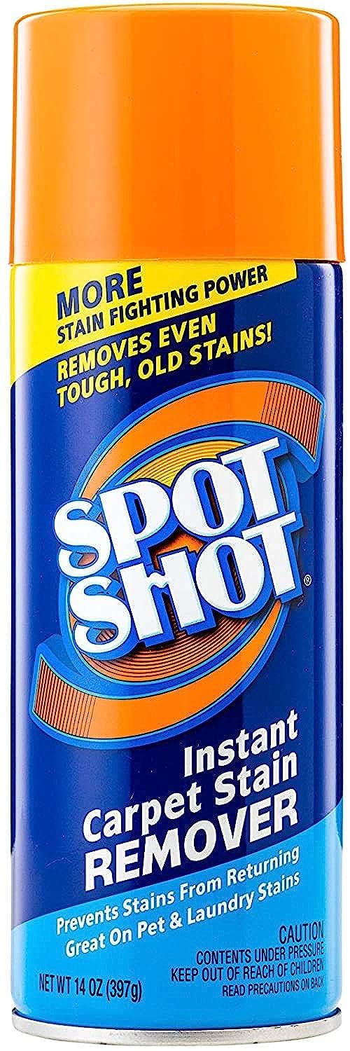 WD-40 Spot Shot Instant Carpet Stain Remover, Aerosol, 14 OZ 