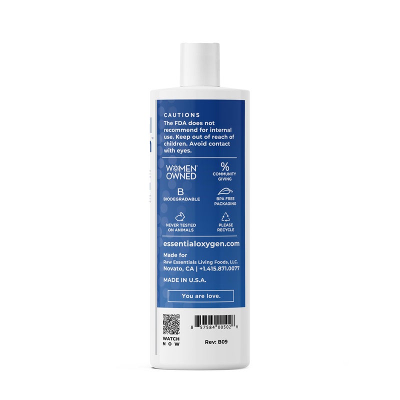 Essential Oxygen Food Grade Hydrogen Peroxide, Natural Cleaner, 3% USP, White, 16 Ounce - Image 5