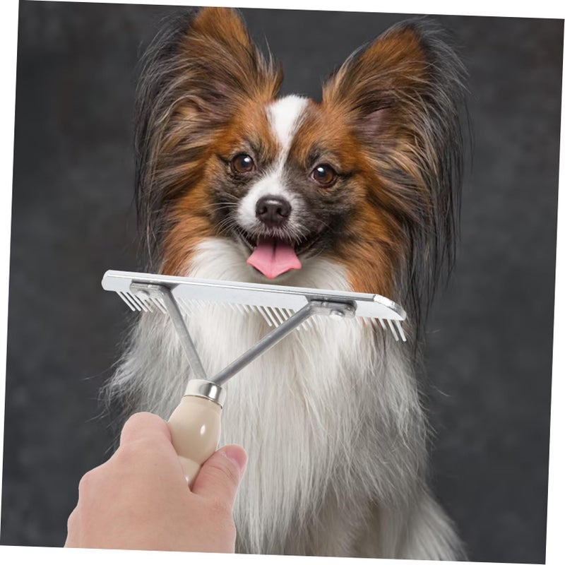 Pet Hair Removal Brush For Dogs Cats Efficient Shedding Grooming Tool With Ergonomic Handle - Image 5