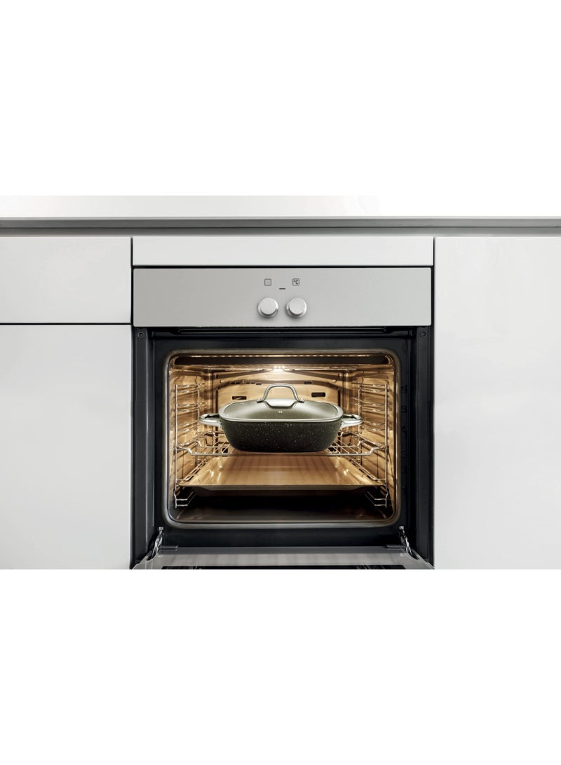 tescoma 780358 مقلاة عميقة مربعة من حجر الرئيس مع غطاء - Image 3