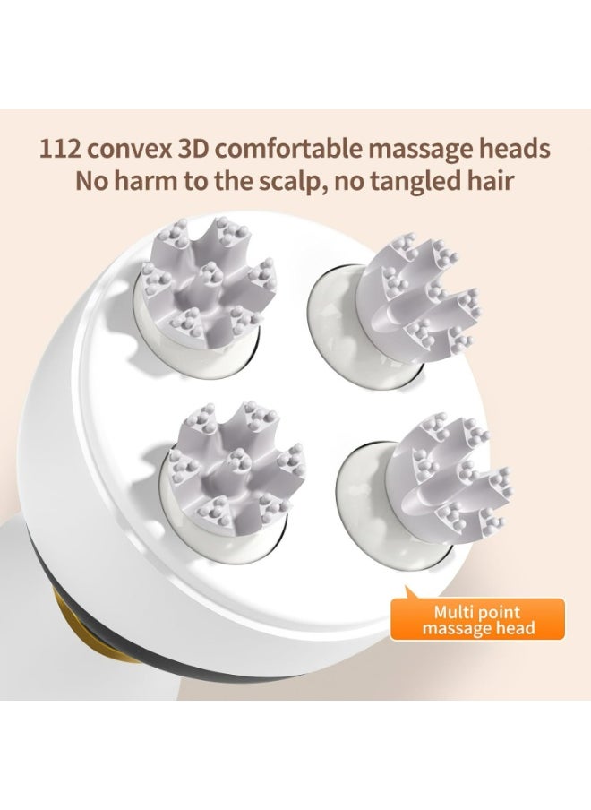 Generic Rechargeable Deep Kneading Scalp Massager - 3D Head Massager B27 - Portable Hair Scratcher with 3 Modes, Waterproof Design & USB Charging  - Image 5