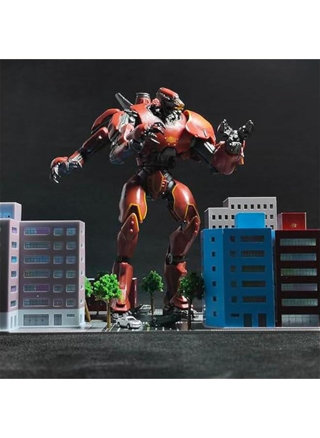 The Series of Pacific Rim Action Figure : Crimson Typhoon Robot Jaeger Series Action Figure Toy 7, Decorations Collectible Gift