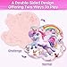 SYNARRY Unicorn Floor Puzzles for Kids Ages 46 Large 45 Piece Floor Puzzles for Kids Ages 48 Puzzles for Toddlers 35 Unicorn Toys Easter Basket Stuffers Gifts for 3 4 5 6 7 8 Year Old Girls - Image 4