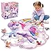 SYNARRY Unicorn Floor Puzzles for Kids Ages 46 Large 45 Piece Floor Puzzles for Kids Ages 48 Puzzles for Toddlers 35 Unicorn Toys Easter Basket Stuffers Gifts for 3 4 5 6 7 8 Year Old Girls - Image 3