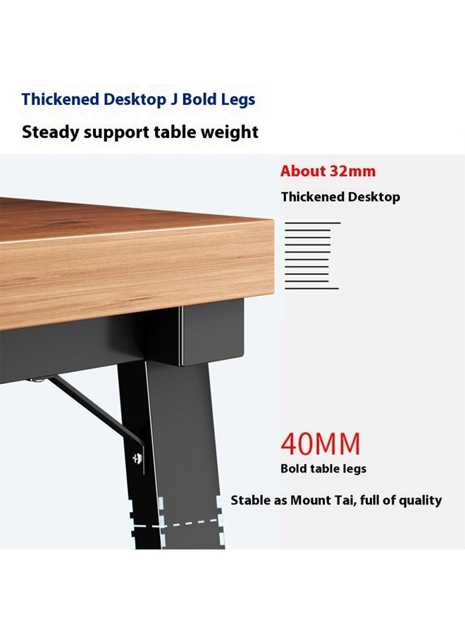 NKX Durable Rectangular Computer Desk – Home Office Study Table, Gaming Workstation, Simple PC Desk for Bedroom 100 cm - Image 4