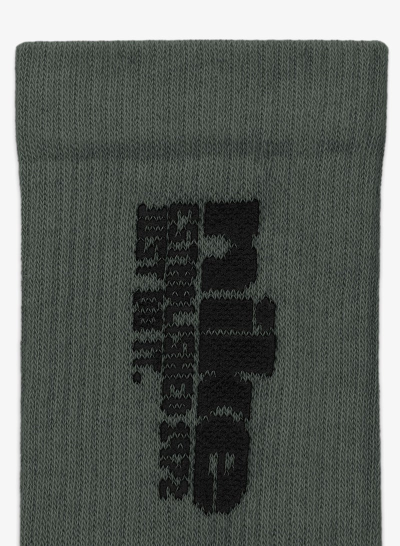 Nike 2 Pack Everyday Elevated Multi Graphic Crew Socks - Image 3