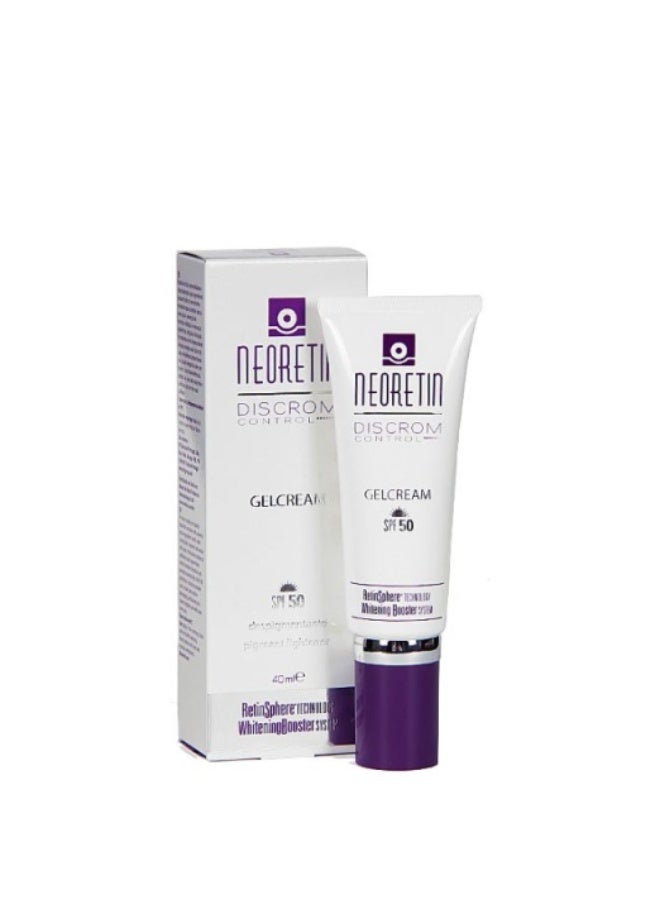 Neoretin Discrom Control Depigmenting Gel-Cream SPF50 40ml - Image 1