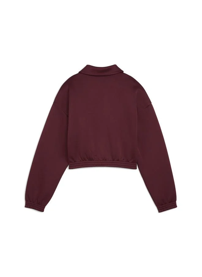 Puma  Relaxed Cropped Track Jacket Women for Women | Best Price UAE