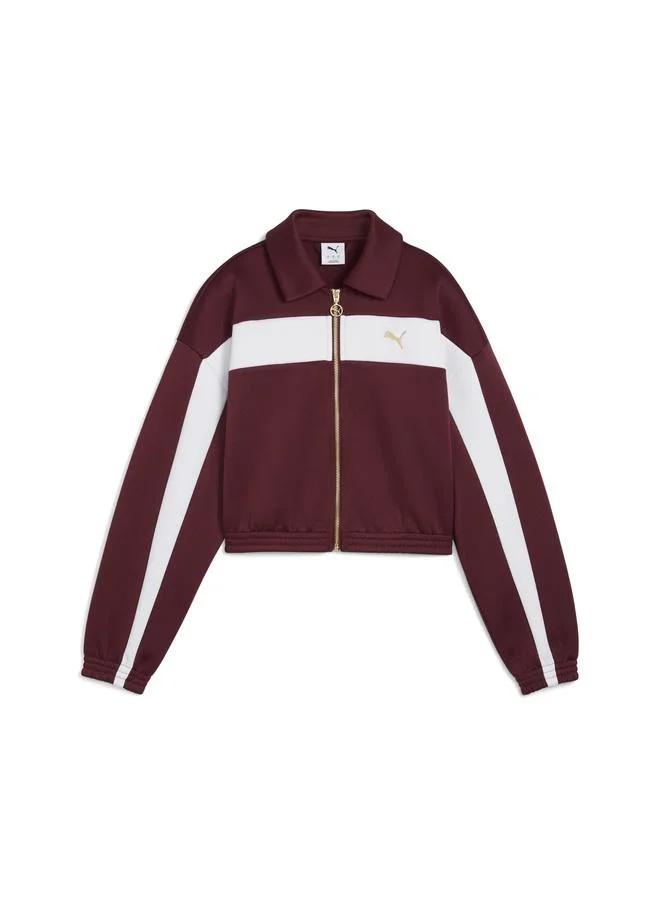 Relaxed Cropped Track Jacket Women