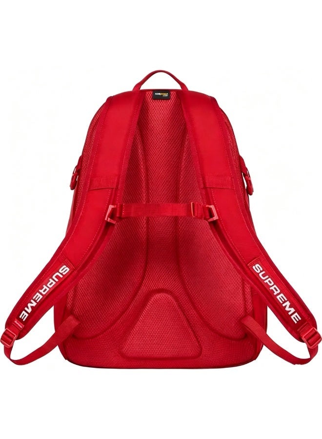 Supreme Backpack with Horizontal Strip Logo, Unisex School Backpack - Image 2