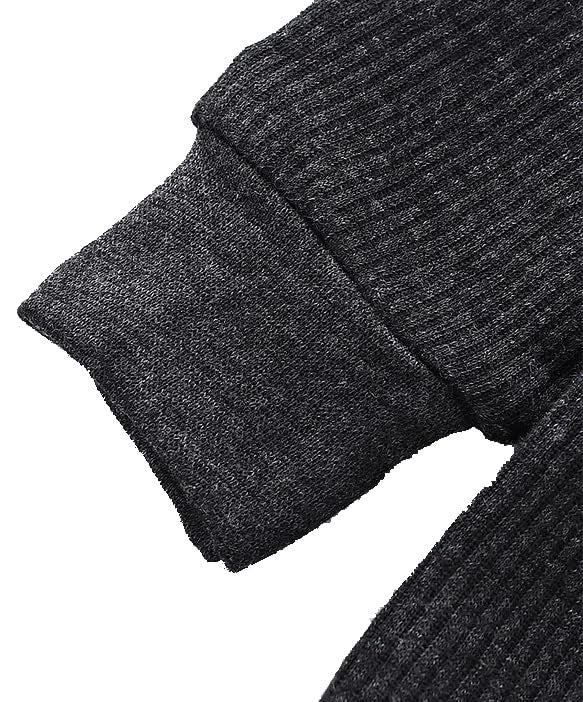 U Care UCARE Kids Boys & Girl's Full Sleeves High Neck Thermal Top | Thermal Vest for Girls & Boys (in, Age, 3 Years, 4 Years, Regular, Dark Gray) - Image 4