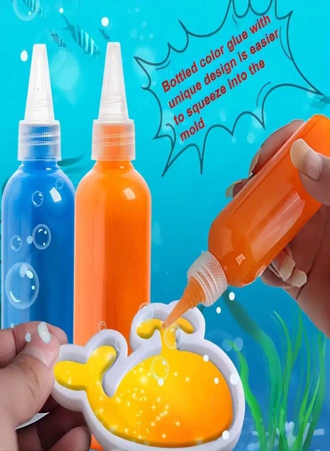 SQUICKLE مجموعة ألعاب SQUICKLE السحرية المائية || لعبة مائية ثلاثية الأبعاد مصنوعة يدويًا || مجموعة ألعاب الجنية المائية للأطفال || ألعاب جل سحرية ثلاثية الأبعاد مصنوعة يدويًا (عبوة واحدة) (لعبة الجنية المائية السحرية) - Image 4