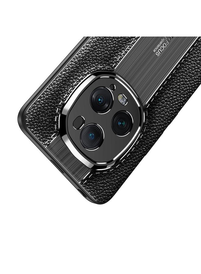 اس-توب جراب لهاتف Honor Magic5 Ultimate Litchi Texture TPU مقاوم للصدمات - Image 5