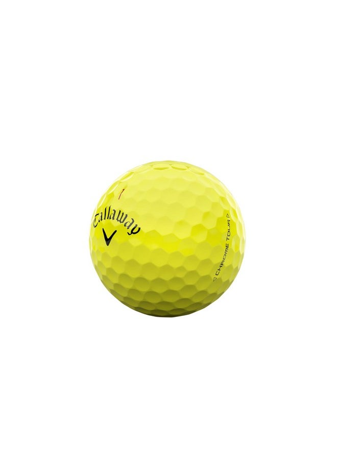 Callaway - Golf Chrome Tour Golf Balls (Standard, Yellow) - Image 1