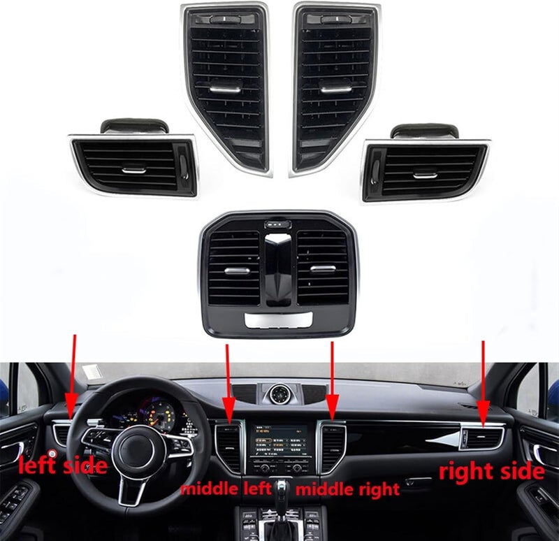 Wivplex Car A/C Air Conditioner Outlet Vent for Porsche - Image 2