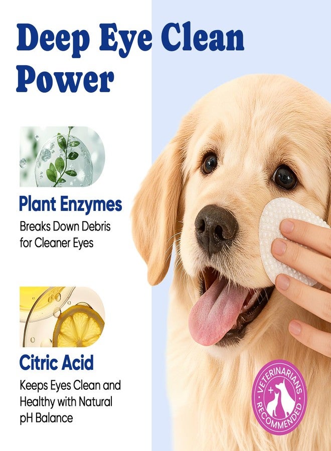 BuddyCheer Dog Eye Wipes, Angel Tear Stain Remover for All Dogs & Cats - Hypoallergenic & Deodorizing Eye Wipes for Dogs, Pet Eye Cleaner Wipes with Enzymes for Discharge, Crust, Mucus & Debris, Coconut (100 Ct) - Image 4