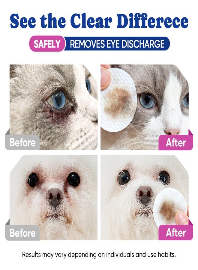 BuddyCheer Dog Eye Wipes, Angel Tear Stain Remover for All Dogs & Cats - Hypoallergenic & Deodorizing Eye Wipes for Dogs, Pet Eye Cleaner Wipes with Enzymes for Discharge, Crust, Mucus & Debris, Coconut (100 Ct) - Image 3