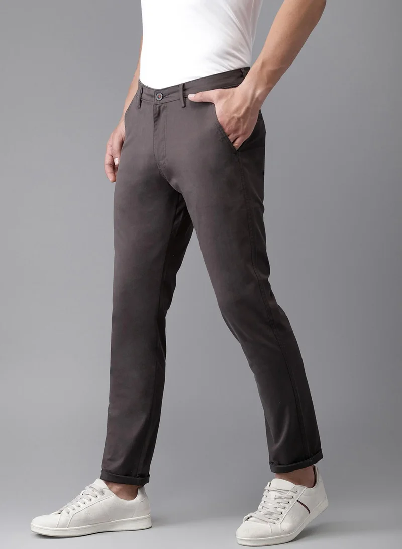 كامبوس سوترا بنطلون رجالي سادة بلون بني ترابي