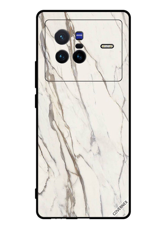 Covernex Protective Case Cover For vivo X80 Cracked Marble Pattern Classic - Image 1