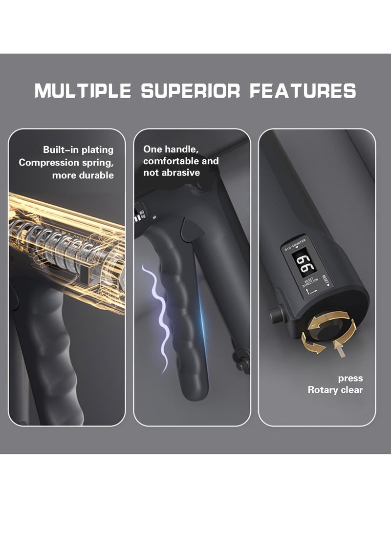 SYOSI Hand Grip Strengthener Trainer Kit with Smart Counter Adjustable Resistance Hand Gripper 11-132 lbs Grip Strength Trainer Finger Stretcher Hand Gripper Finger Exerciser for Athletes Man Women - Image 3