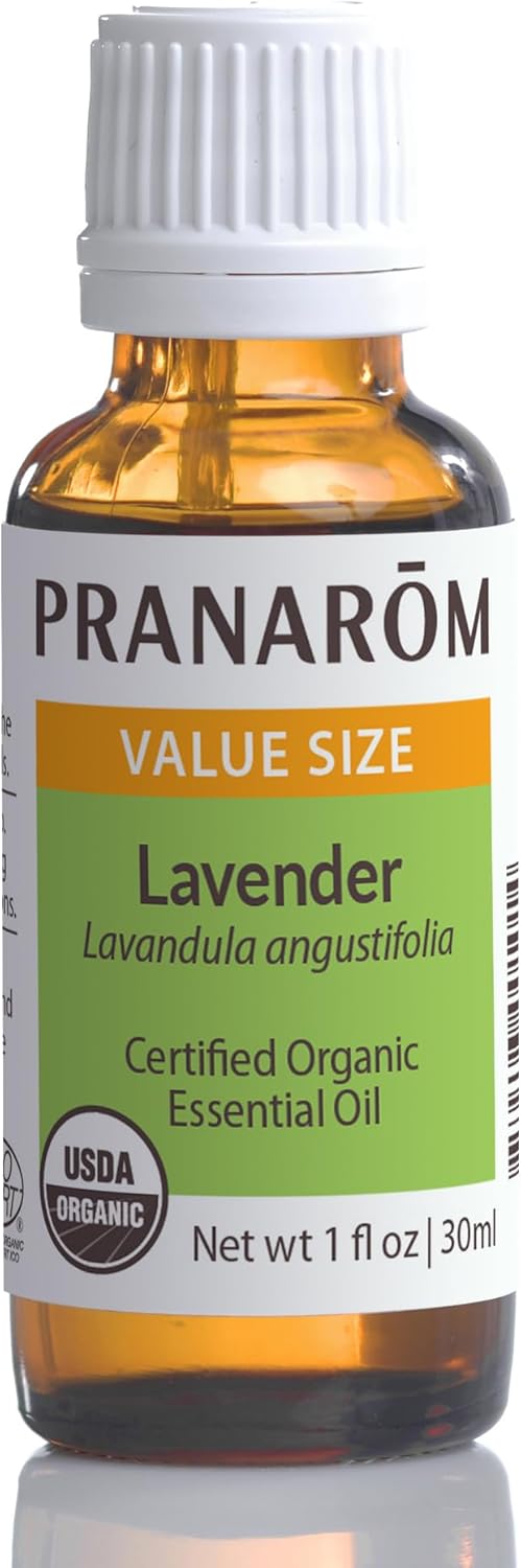 Pranarom USDA Certified Organic Lavender Essential Oil 30ml 100 Pure Undiluted Therapeutic Grade from French Alps for Aromatherapy Diffuser Healthy Skin  Hair Massage Relaxation
