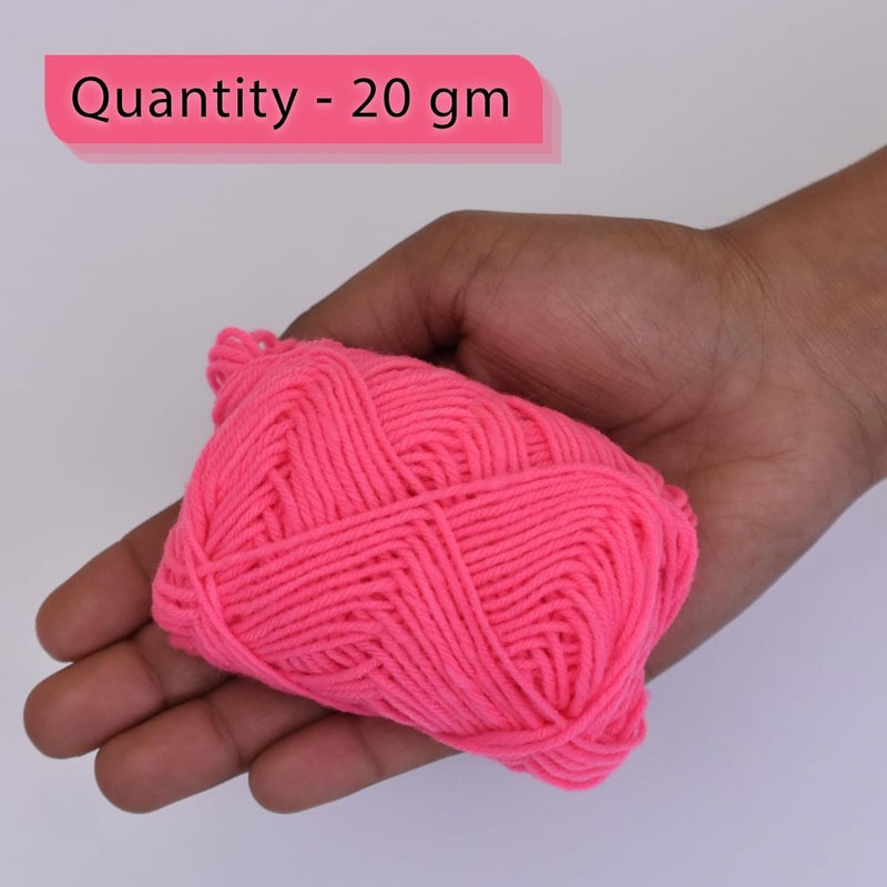 picknMAKE picknMAKE DIY Crochet Set of Baby Beanie Hat Kit for Beginners Adult Includes Pink Wool 3mm Crochet Hook Needle Cutter StepbyStep Instructions - Image 4